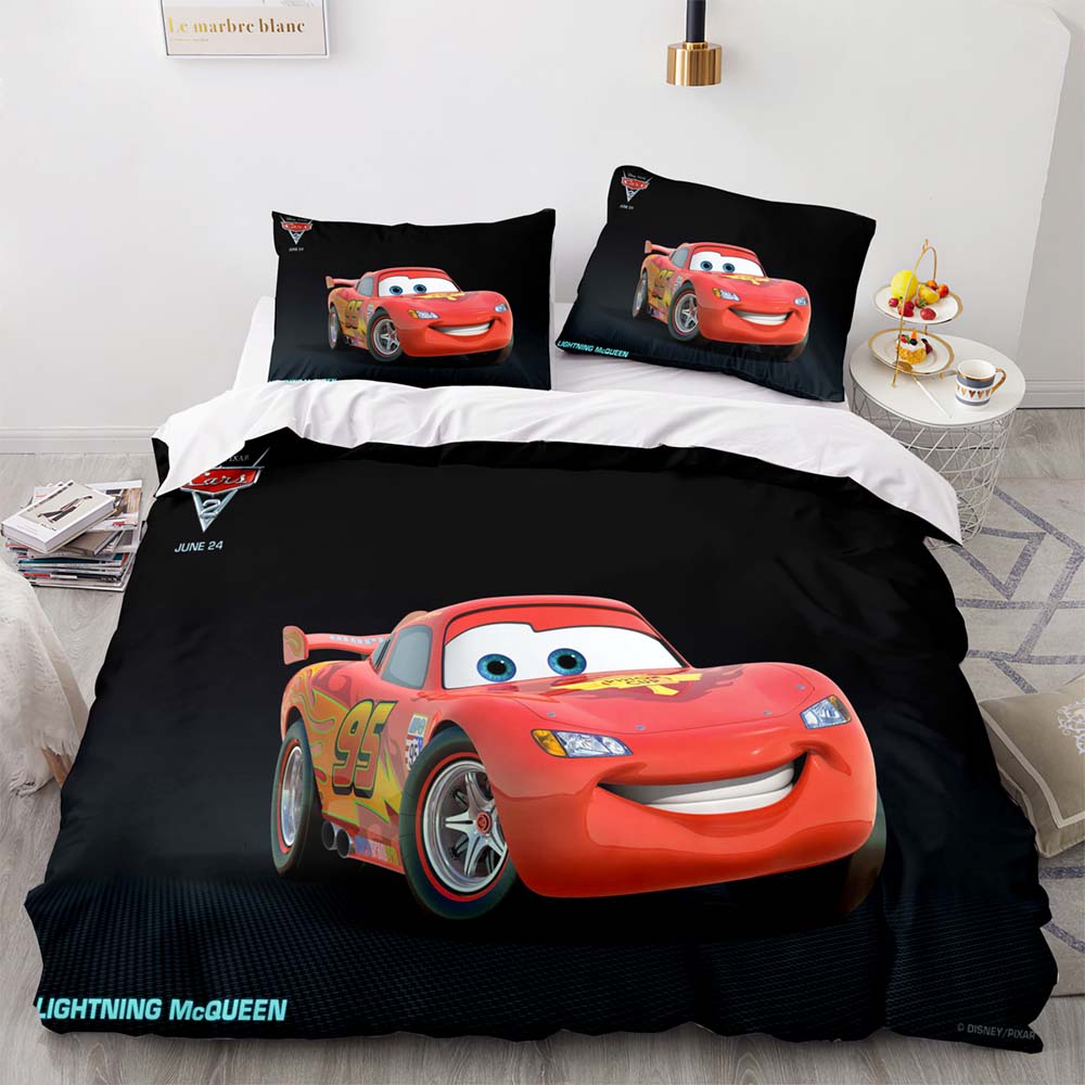 Cartoon Cars Bedding Set Quilt Cover Without Filler