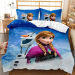 Cartoon Frozen Cosplay Bedding Set Quilt Cover Without Filler
