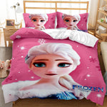 Cartoon Frozen Cosplay Bedding Set Quilt Cover Without Filler