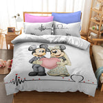 Cartoon Mickey Mouse Bedding Set Quilt Cover Without Filler