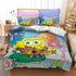 Cartoon SpongeBob SquarePants Bedding Sets Quilt Cover Without Filler