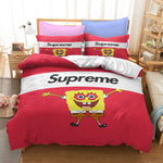 Cartoon SpongeBob SquarePants Bedding Sets Quilt Cover Without Filler