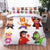 Cartoon Superman Bedding Set Quilt Cover Without Filler