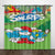 Cartoon The Smurfs Curtains Pattern Blackout Window Drapes