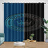 Charlotte FC Curtains Blackout Window Drapes Room Decoration