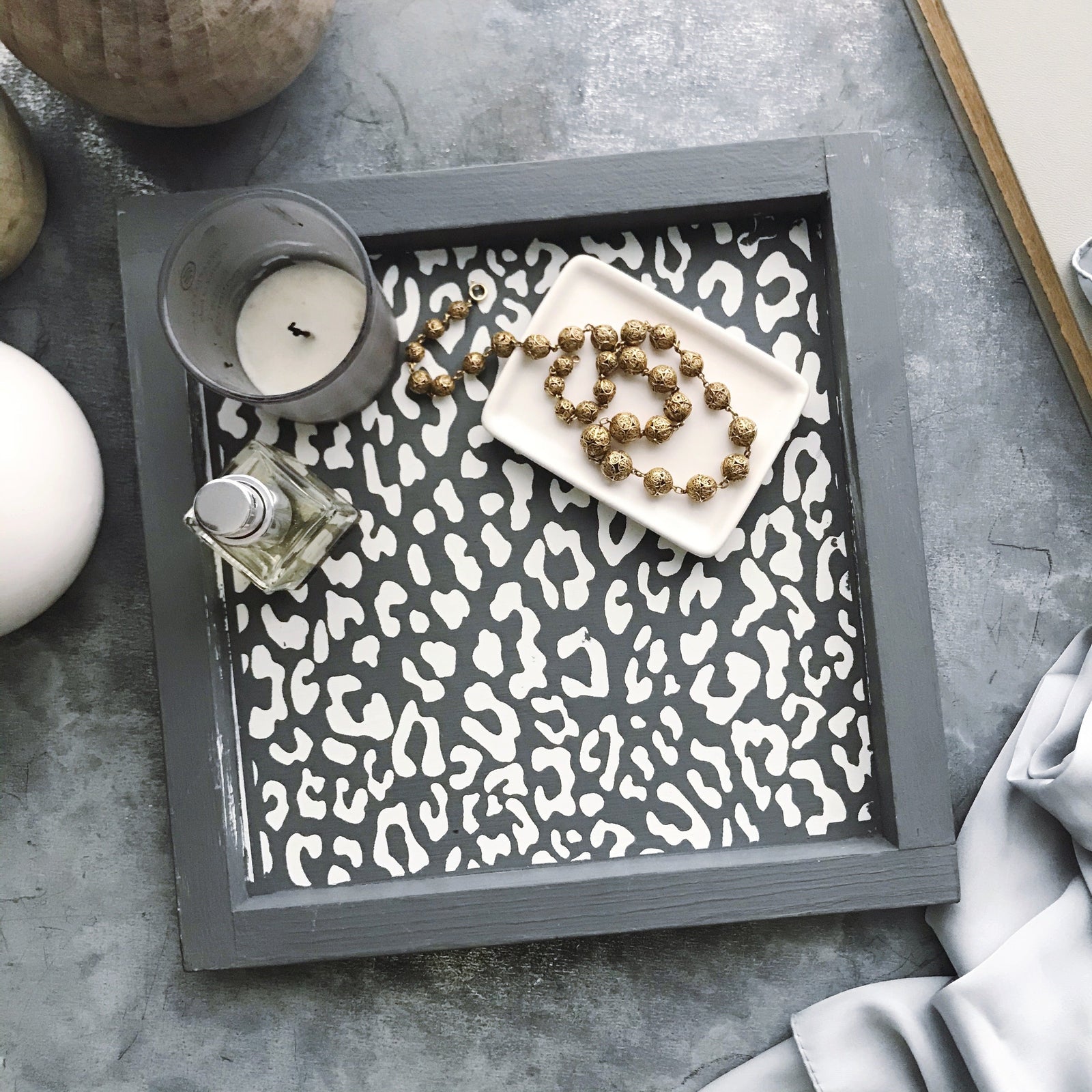 Cheetah Pattern - Mesh Stencil 8.5x11