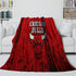 Chicago Bulls Blanket Flannel Fleece Throw Room Decoration
