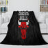 Chicago Bulls Blanket Flannel Fleece Throw Room Decoration