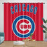 Chicago Cubs Curtains Blackout Window Drapes Room Decoration