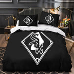 Chicago White Sox Bedding Set Quilt Cover Without Filler