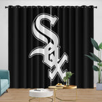 Chicago White Sox Curtains Blackout Window Drapes Room Decoration