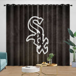 Chicago White Sox Curtains Blackout Window Drapes Room Decoration