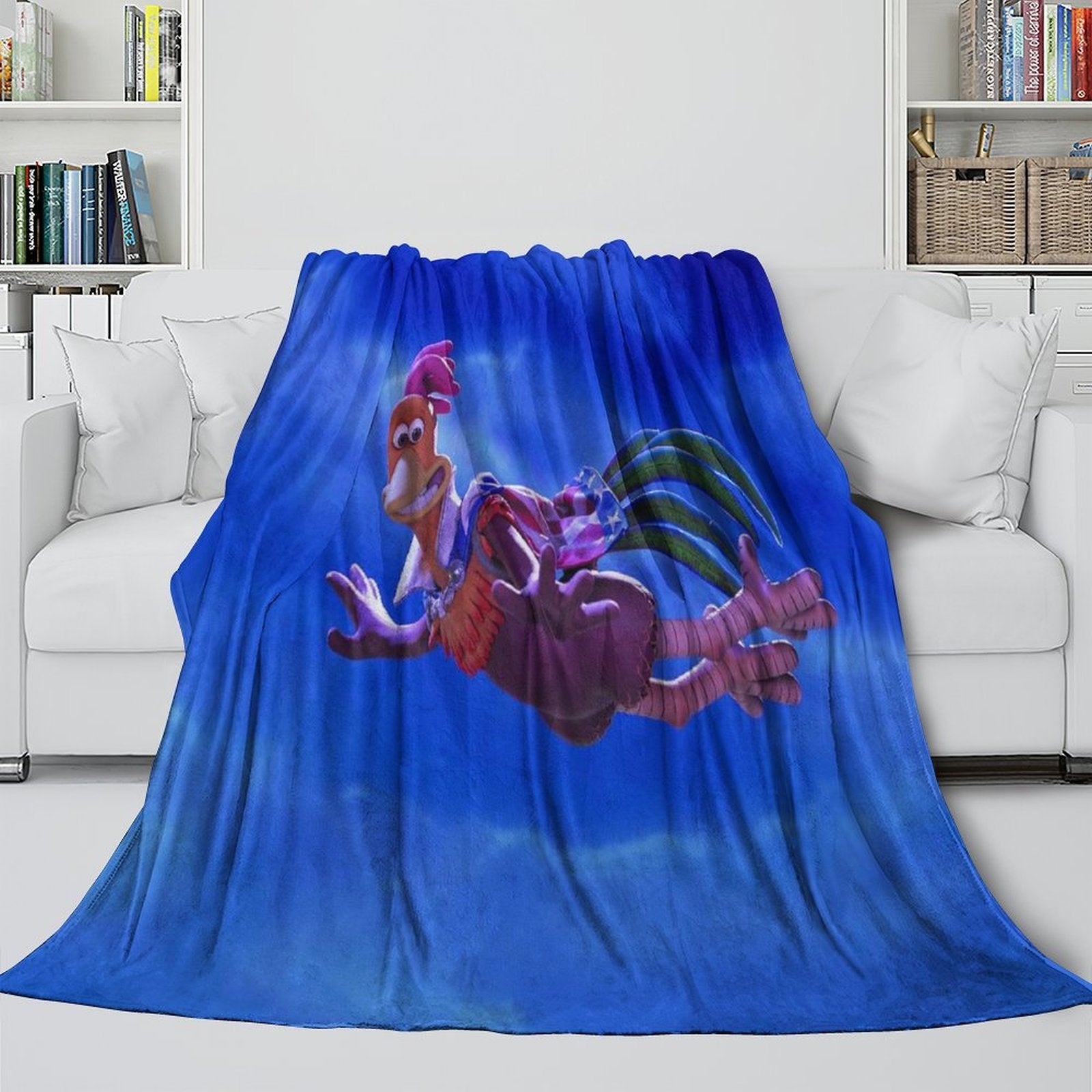 Chicken Run Blanket Flannel Throw Room Decoration