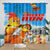 Chicken Run Curtains Pattern Blackout Window Drapes