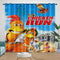 Chicken Run Curtains Pattern Blackout Window Drapes