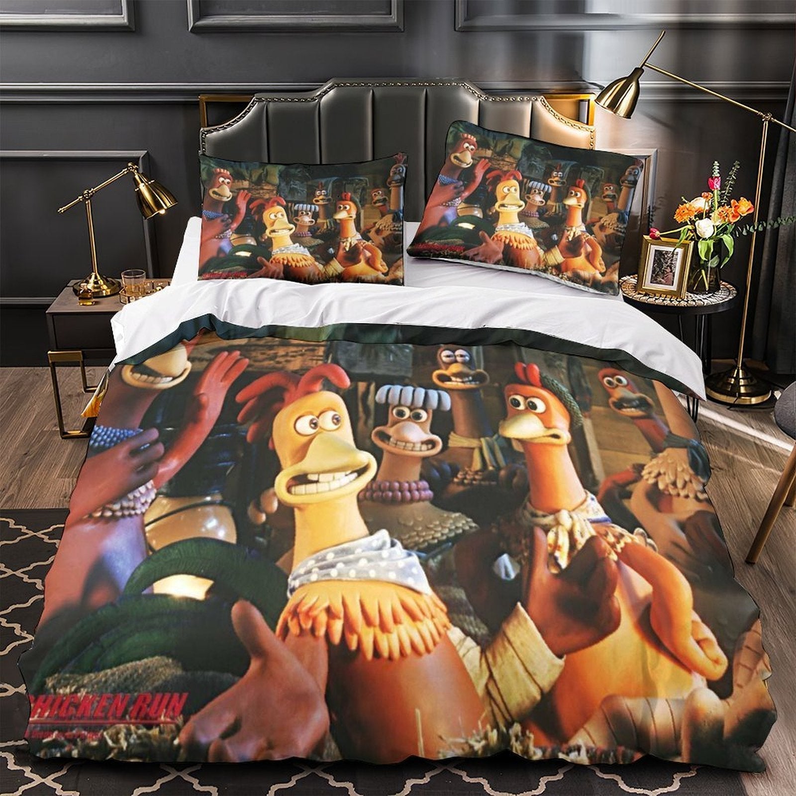 Chicken Run Duvet Cover Bedding Set Without Filler