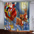 Christmas Pattern Curtains Blackout Window Drapes