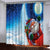 Christmas Pattern Curtains Blackout Window Drapes