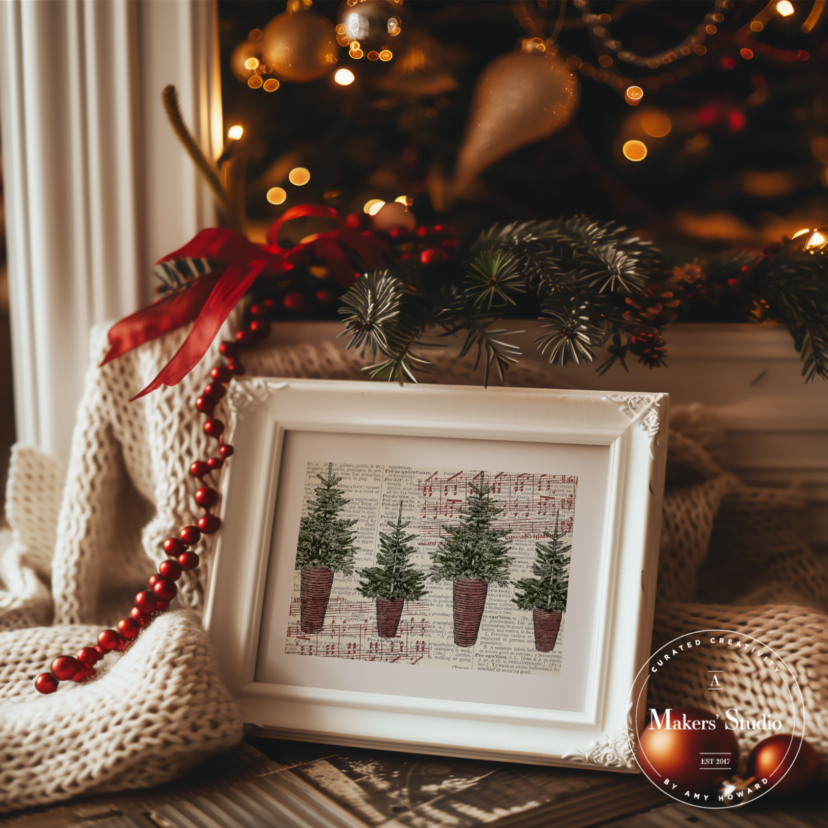 Christmas Story - Mesh Stencil 10x10