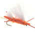 4 Pack Chubby Chernobyl Ant Orange Foam Body Grasshopper Fly - Hook Size 10