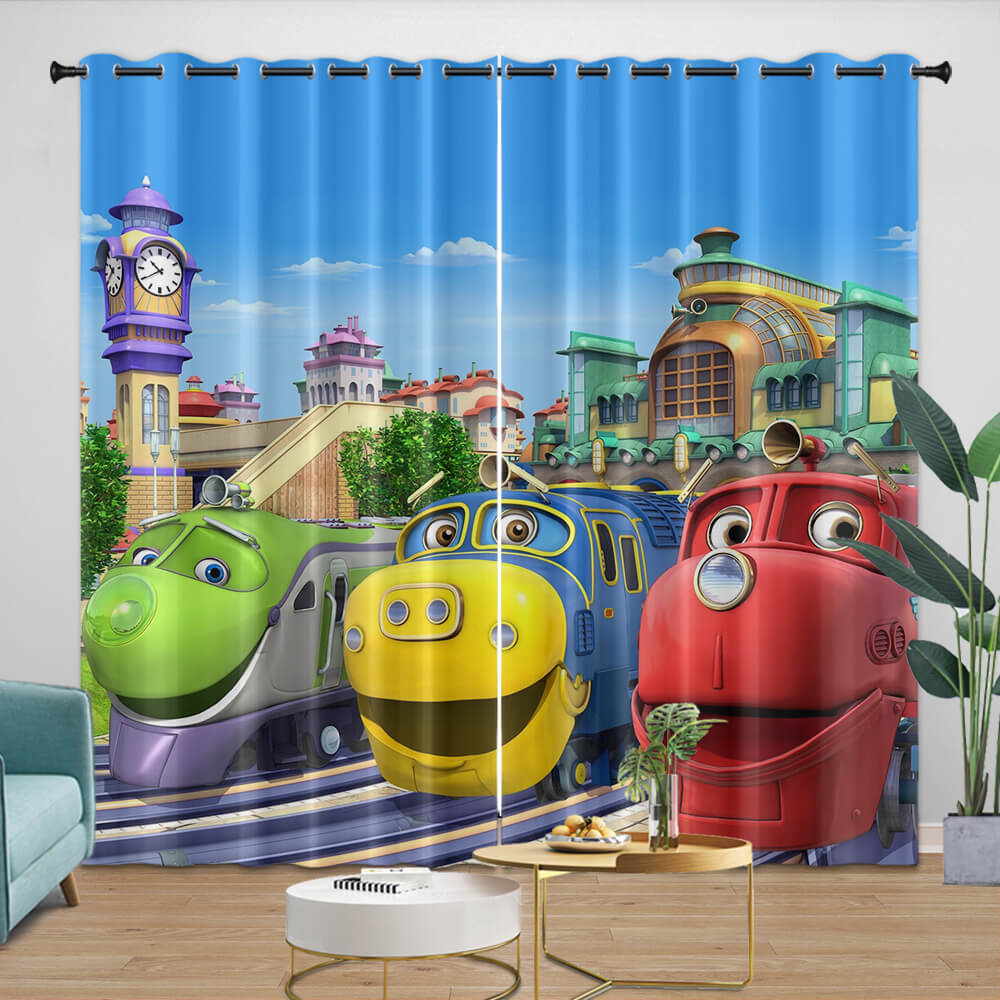 Chuggington Curtains Blackout Window Drapes