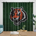 Cincinnati Bengals Curtains Blackout Window Drapes Room Decoration