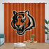 Cincinnati Bengals Curtains Blackout Window Drapes Room Decoration