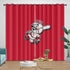 Cincinnati Reds Curtains Blackout Window Drapes Room Decoration