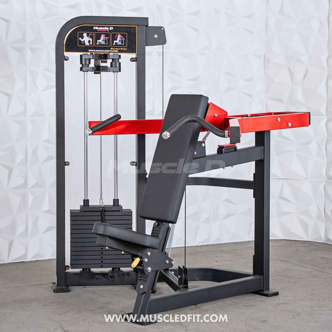 Classic V2 Selectorized Shoulder Press – Commercial Grade by Muscle D Fitness