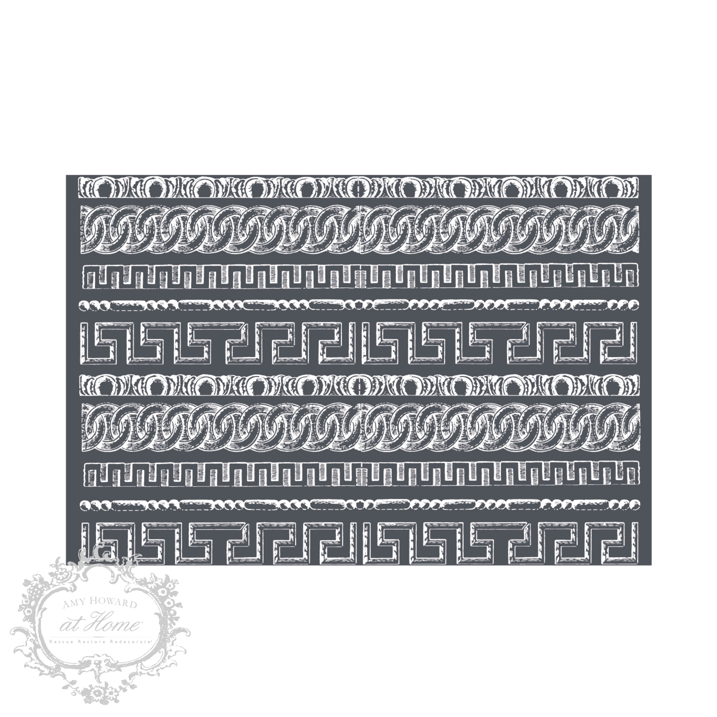 Classic Borders - Mesh Stencil 18x12