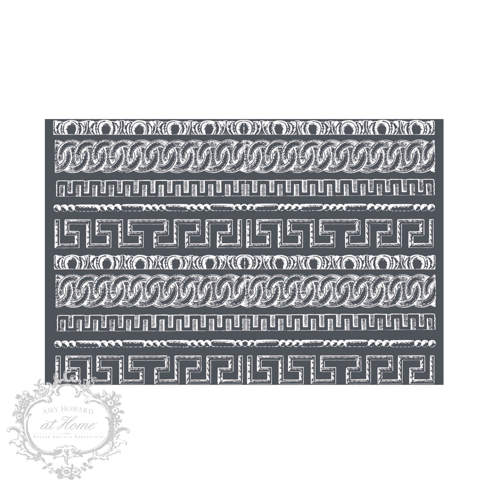 Classic Borders - Mesh Stencil 18x12