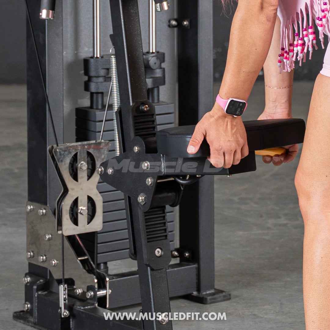 Classic V2 Selectorized Lateral Raise Machine – Commercial Shoulder Isolation | Muscle D