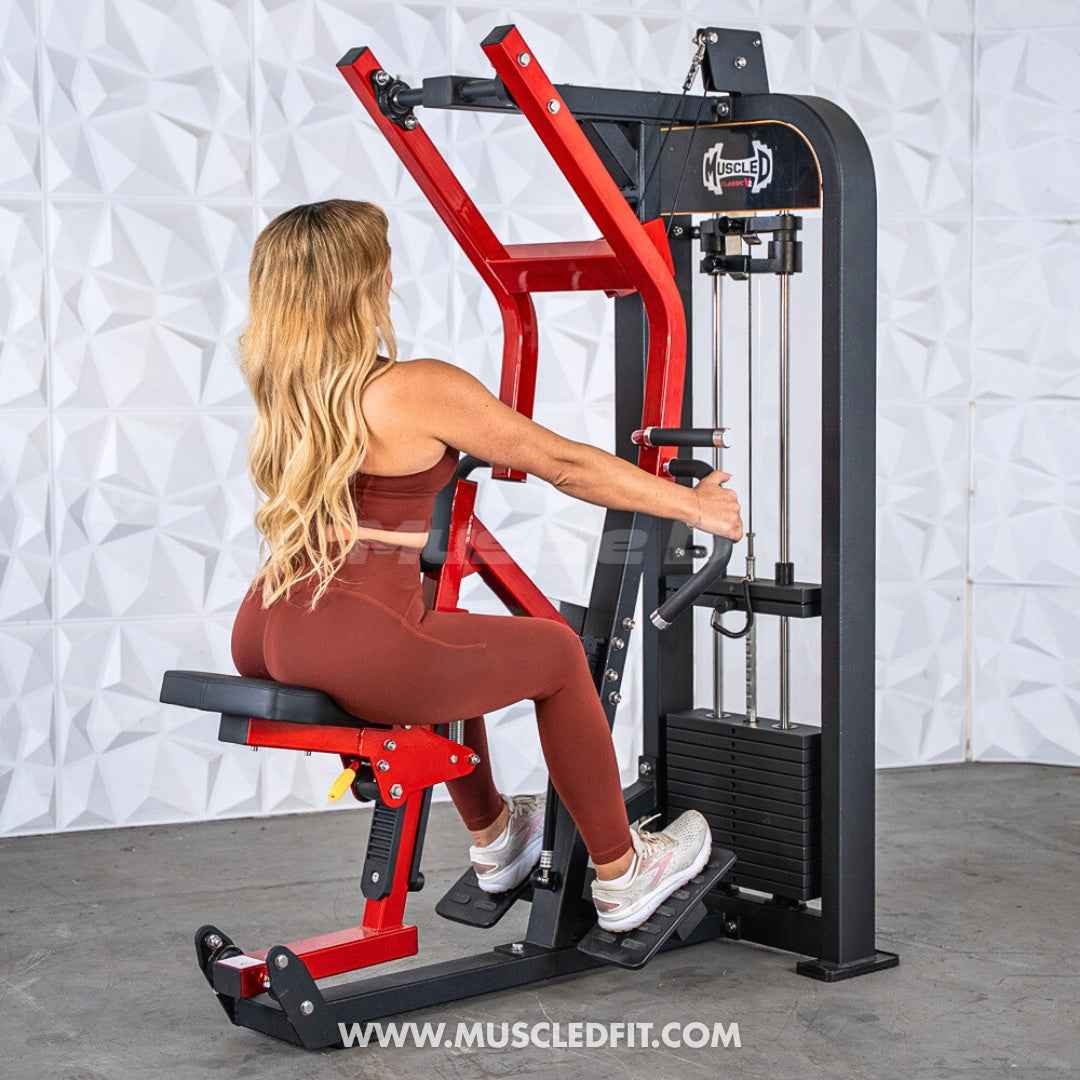 Classic V2 Selectorized Seated Row Machine – Commercial Grade, Multi-Grip