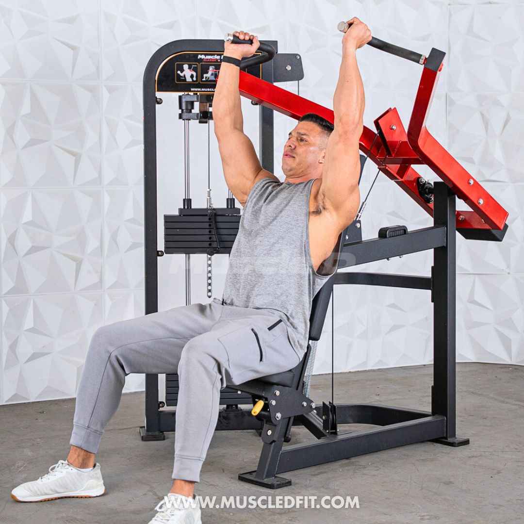 Classic V2 Selectorized Shoulder Press – Commercial Grade by Muscle D Fitness