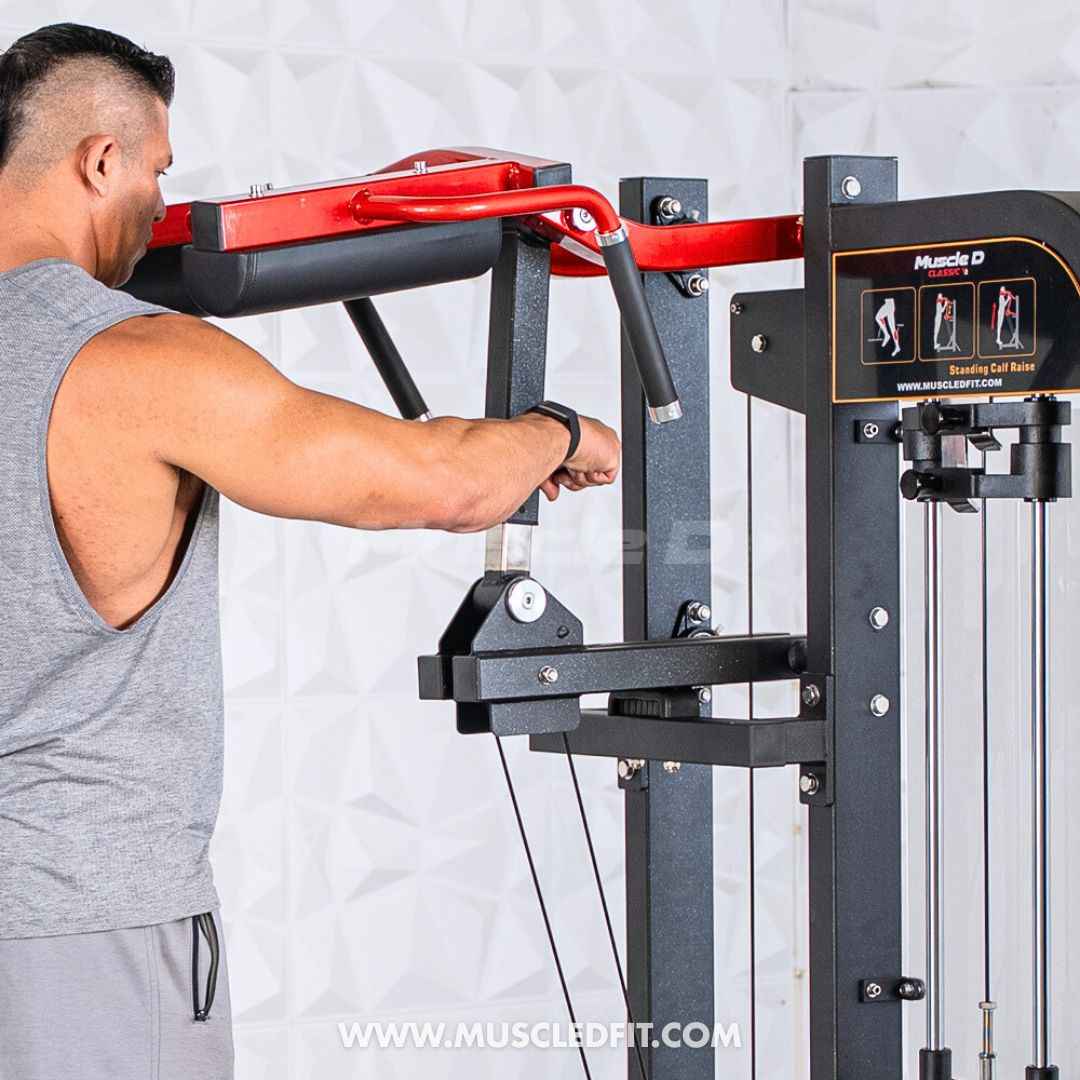 Classic V2 Selectorized Standing Calf Raise Machine – Muscle D Fitness