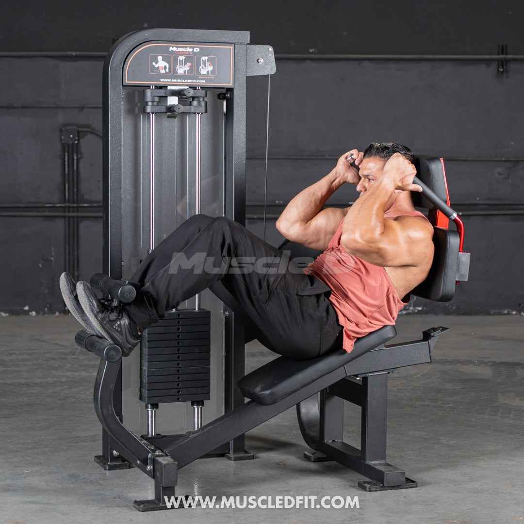 Classic V2 Selectorized Abdominal Crunch Machine – Commercial Core Gym Equipment
