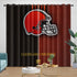 Cleveland Browns Curtains Blackout Window Drapes Room Decoration