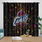 Cleveland Cavaliers Curtains Blackout Window Drapes Room Decoration