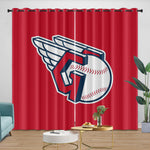 Cleveland Guardians Curtains Blackout Window Drapes Room Decoration