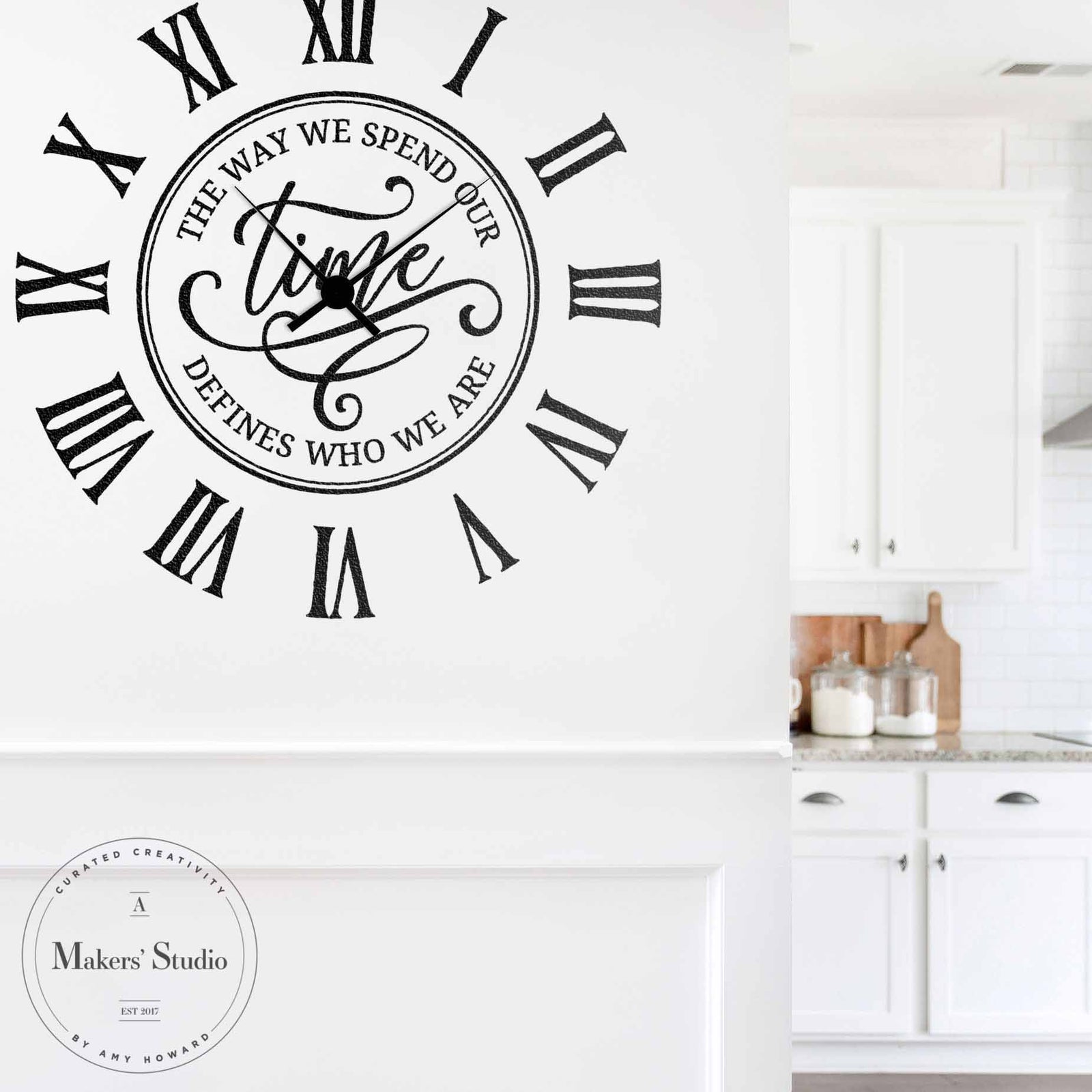 Clock - Mesh Stencil 18x24