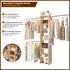 Closet System Starter Kit with Tower and 3 Hang Rods