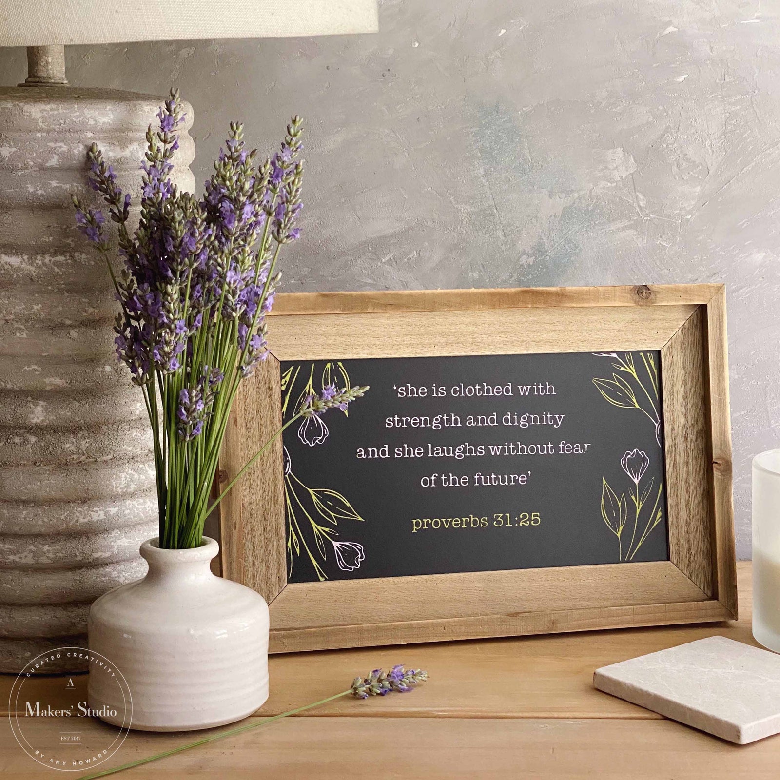 Clothed with Dignity Wreath - Mesh Stencil 12x12