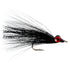 Clousers Deep Minnow Black - Streamer Fly Fishing Flies - 4 Saltwater and Bass Flies - Hook Size 1/0