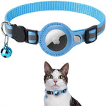 Reflective Cat Collar with GPS Tracker Holder Breakaway Safety Collar