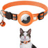 Reflective Cat Collar with GPS Tracker Holder Breakaway Safety Collar