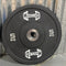 Color Urethane Bumper Plates - Smooth Hub - Made for Heavy Use