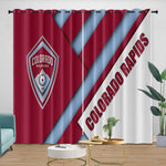 Colorado Rapids Curtains Blackout Window Drapes Room Decoration