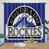 Colorado Rockies Curtains Blackout Window Drapes Room Decoration