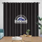 Colorado Rockies Curtains Blackout Window Drapes Room Decoration