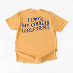 Comfort Colors I Love My Cougar Valentine’s Boyfriend Girlfriend Shirt